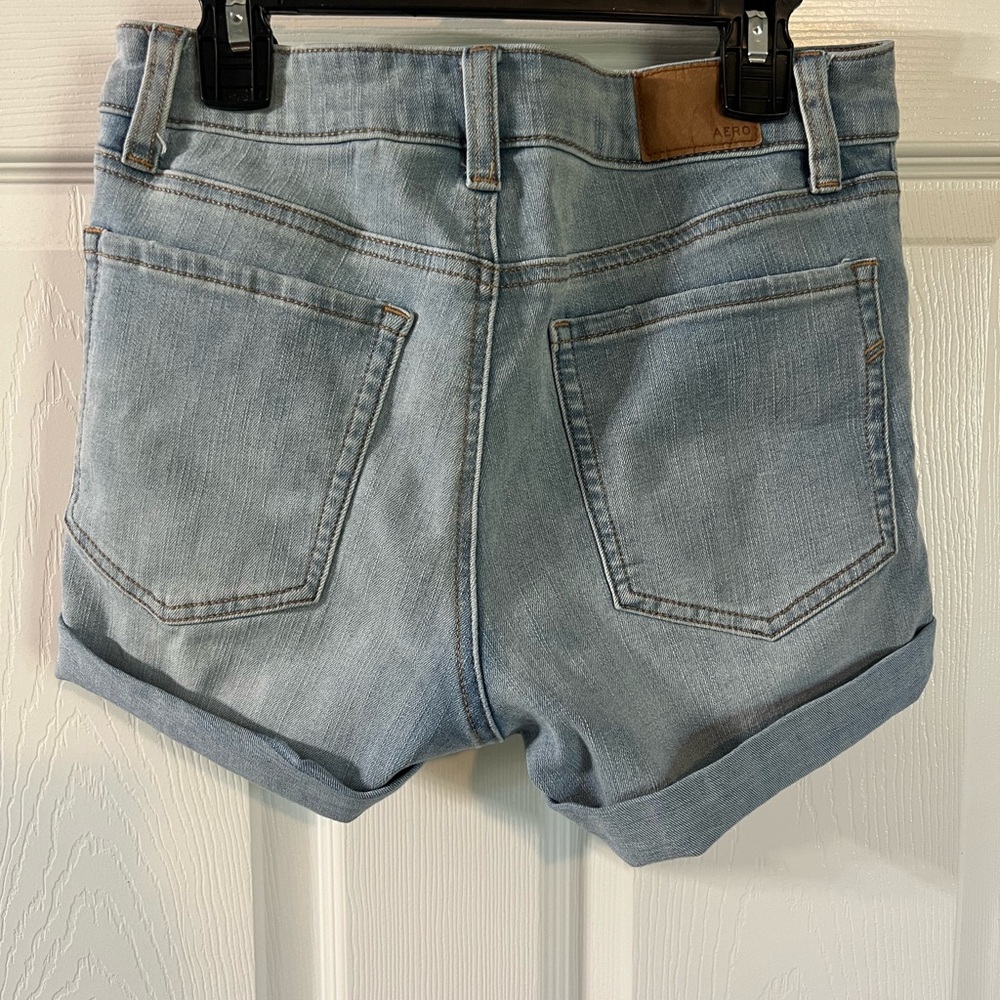 Aeropostale Women's Light Blue High Rise Jeans - Picture 4 of 4